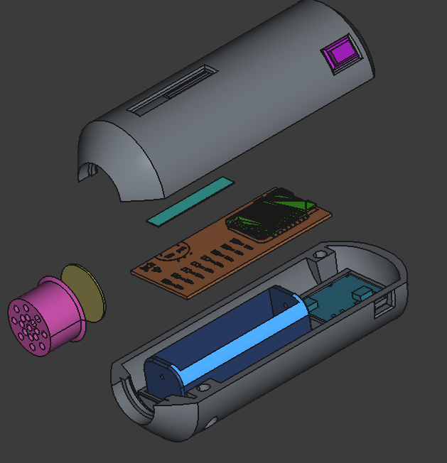 Exploded prototype diagram